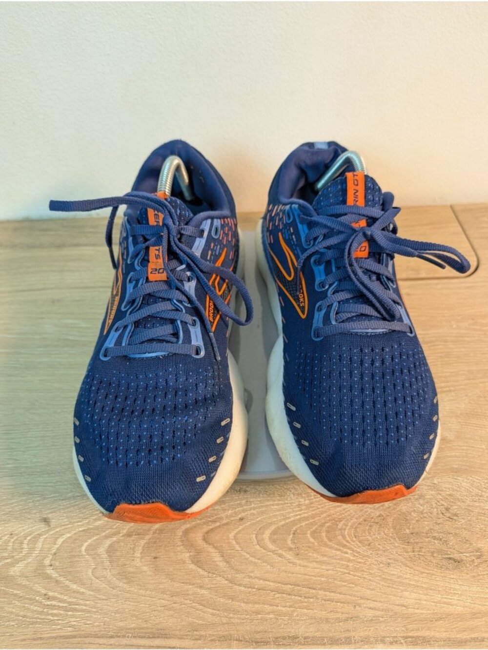 Brooks Glycerin GTS 20 Sneakers Shoes Mens 11.5 2E Wide Blue Running Shoes - Picture 3 of 11